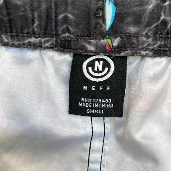 Neff - Mens Daily Hot Tub Pool Party Swim Trunks Shorts Hot Dog Unicorn - Size S - Picture 3 of 6